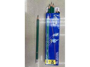 Олівець чорнографітовий 1шт/уп з ластиком HB WW00270 ТМ Stenson