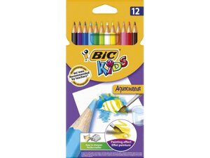 Олівці кольорові Єволюшн Акварель , 12 шт bc8575614 ТМ BIC