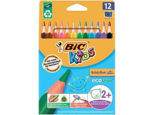 Олівці кольорові Кідс Єволюшн , 12 шт bc82902912 ТМ BIC