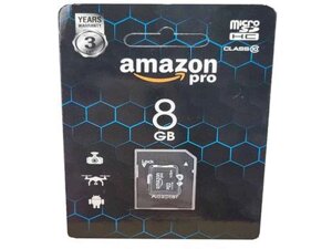 Карта памяті micro SDHC 8GB class 10 (з адаптером) ТМ AMAZONpro