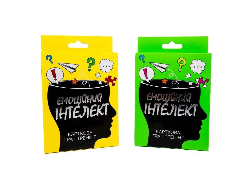 Карткова гра Емоційний інтелект (укр) 30237 ТМ STRATEG від компанії Фортеця - фото 1