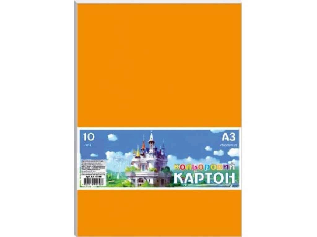 Картон кольоровий, набір 9арк., А5, в п/п пакеті КА5309Е ТМ ГРАФІКА від компанії Фортеця - фото 1