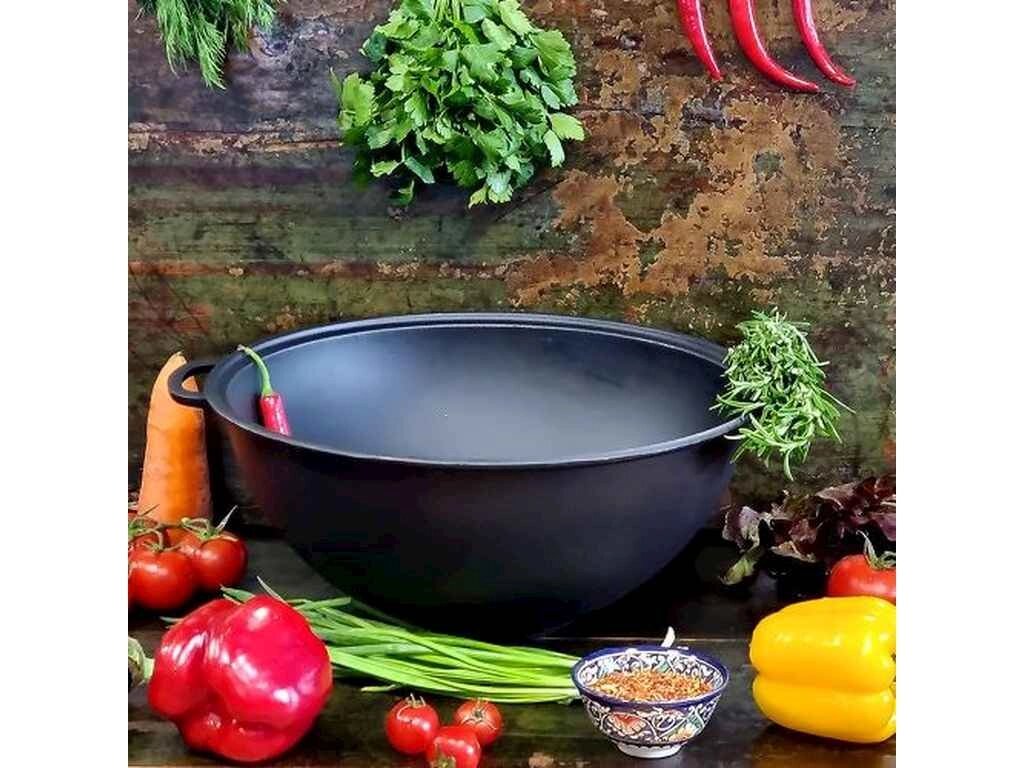 Казан узбецький WOK 15л V15 ТМ MAYSTERNYA від компанії Фортеця - фото 1