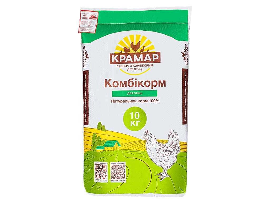 Комбікорм для бройлерів (25-45 днів) гранула Фініш ПК 6-4 10кг ТМ КРАМАР від компанії Фортеця - фото 1