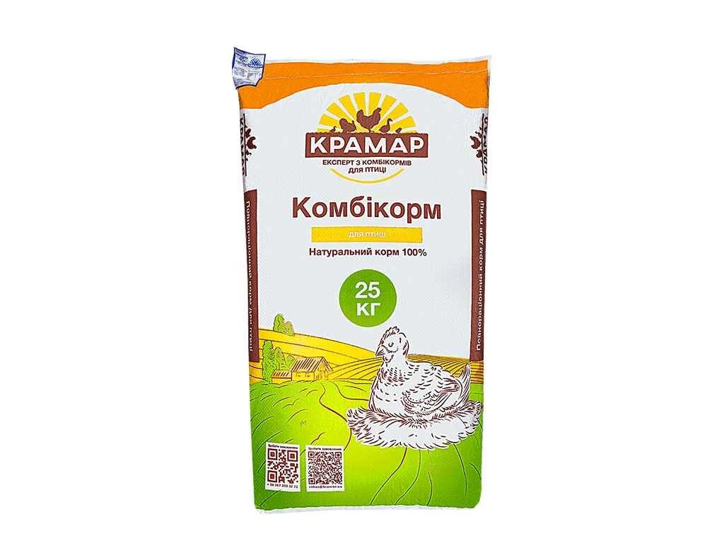 Комбікорм для качок (1-3 тижнів)/крупа Легкі кроси ПК 21-1 25кг ТМ КРАМАР від компанії Фортеця - фото 1