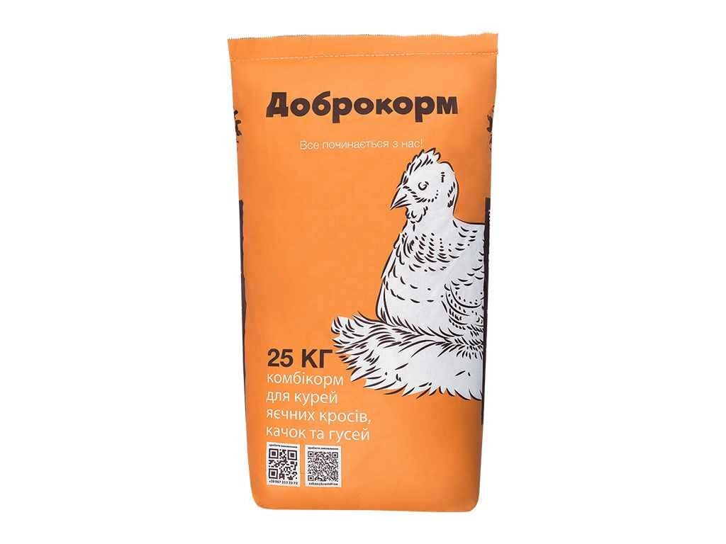 Комбікорм універсальний (1-8 тижнів) крупа Старт НК-1 25кг ТМ ДОБРОКОРМ від компанії Фортеця - фото 1