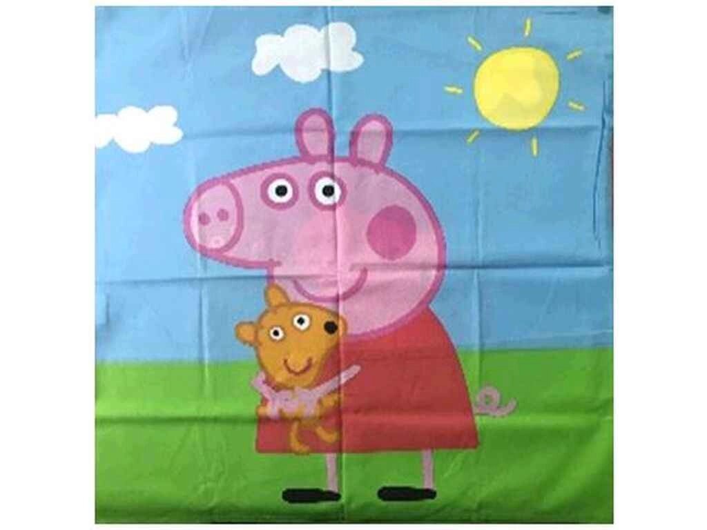 Комплект постільної білизни 120*200 Peppa Pig 140*200(1 наволочка 65*65) 100% бавовна ТМ Livarno від компанії Фортеця - фото 1