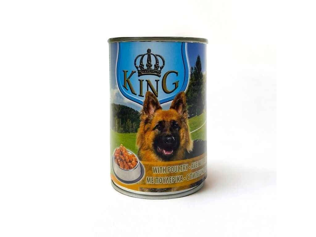 Консервування корм для собак 415г курка ТМ KING DOG від компанії Фортеця - фото 1