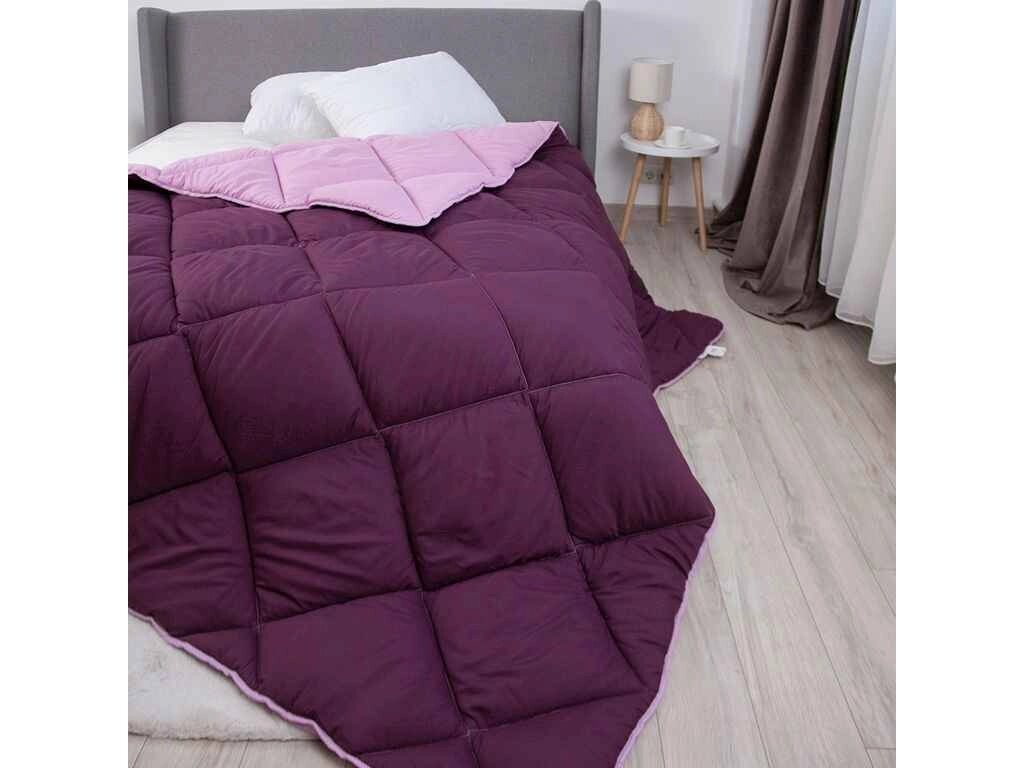 Ковдра 150*205 силіконізоване волокно ALASKA (450г/м2) (microfiber) Бордовий комбінований ТМ ТЕП від компанії Фортеця - фото 1