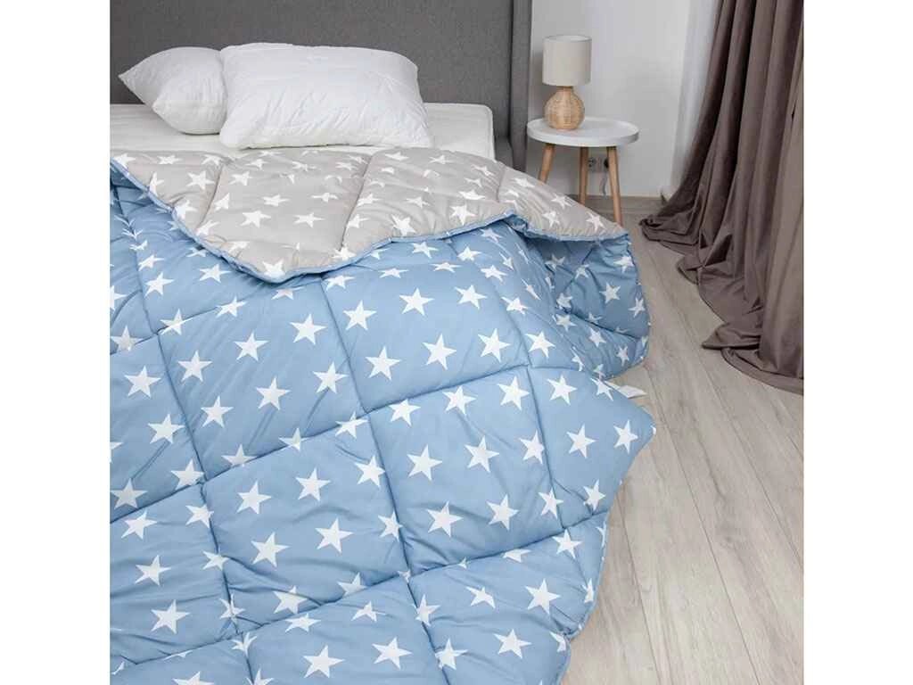 Ковдра 150*205 силіконізоване волокно ALASKA (450г/м2) (microfiber) Зірки комбінований ТМ ТЕП від компанії Фортеця - фото 1