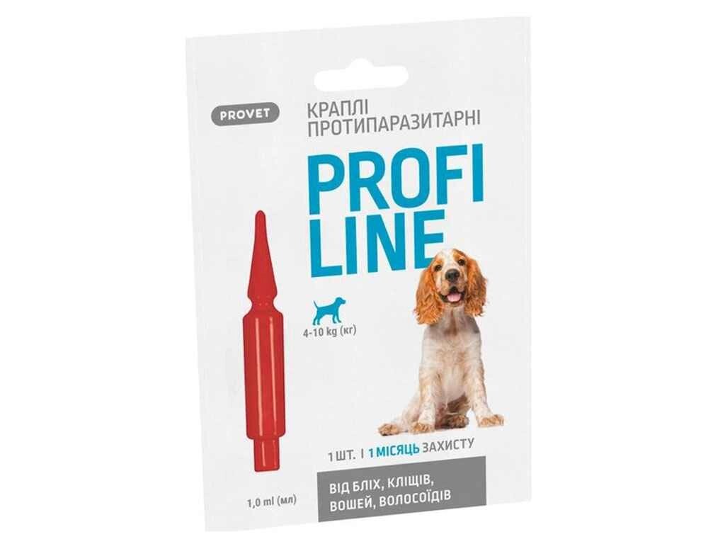 Краплі на холку PROFILINE д/собак 4-10кг 1уп.(1 пип.*1,0мл) ТМ ПРИРОДА від компанії Фортеця - фото 1