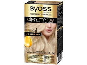 Фарба безаміачна для волосся Oleo Intense 10-50 Димчастий Блонд ТМ SYOSS