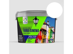 Фарба гумова 3,6кг RAL білий тм colorina