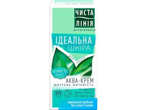 Крем для обличчя Фітотерапія Миттєва матовість 50мл ТМ ЧИСТАЯ ЛИНИЯ