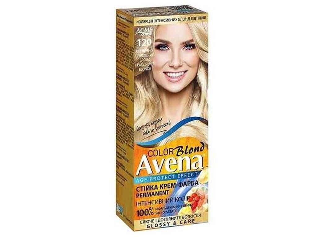 Крем-фарба Blond Color 120 Перлинно-сріблястий блонд ТМ AVENA від компанії Фортеця - фото 1