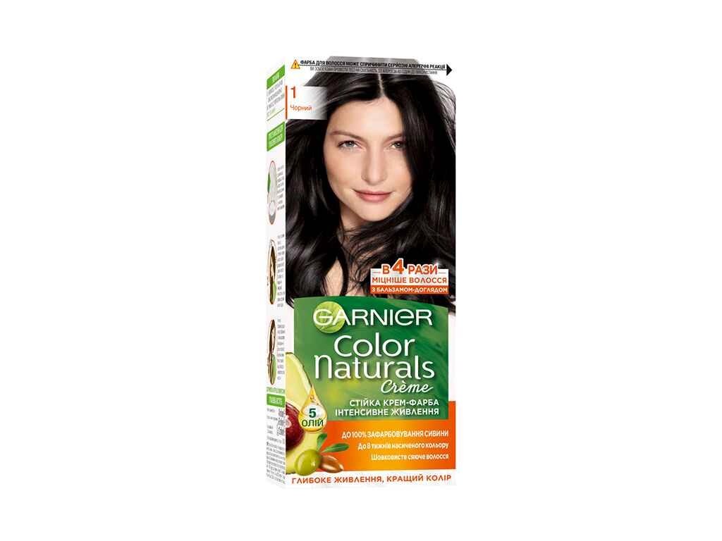 Крем-фарба стійка Чорний Color Naturals (тон 1) ТМ GARNIER від компанії Фортеця - фото 1