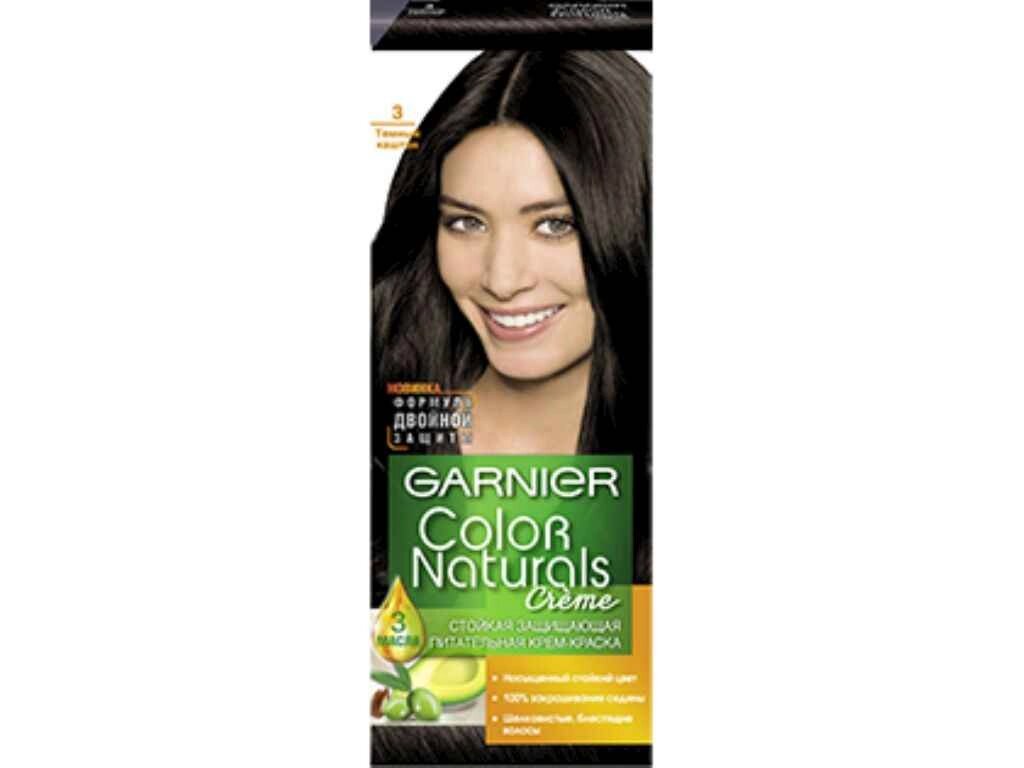 Крем-фарба стійка Темний каштан Color Naturals (тон 3) ТМ GARNIER від компанії Фортеця - фото 1