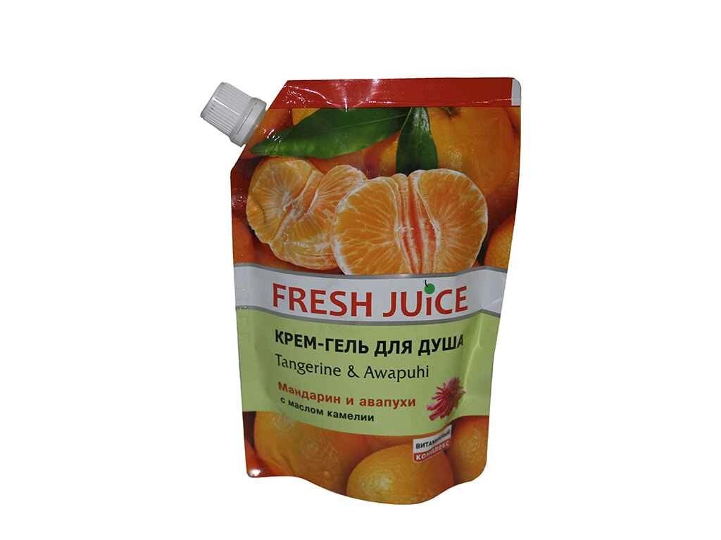 Крем-гель для душу TangerineAwapuhi 200мол (дой-пак) ТМ FRESH JUICE від компанії Фортеця - фото 1