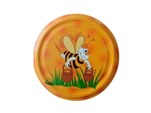 Кришка твіст-офф 66 мед (honey bee ) тм панночка