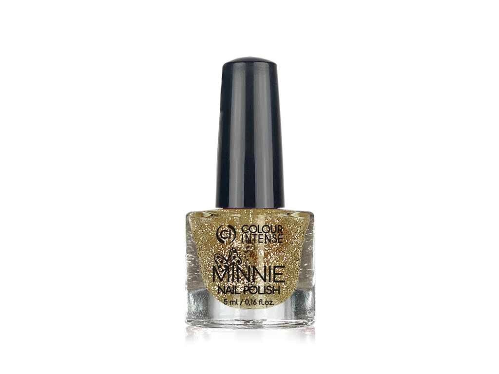 Лак д/нігтів MINNIE 079 glitter gold 5мл ТМ COLOUR INTENSE від компанії Фортеця - фото 1