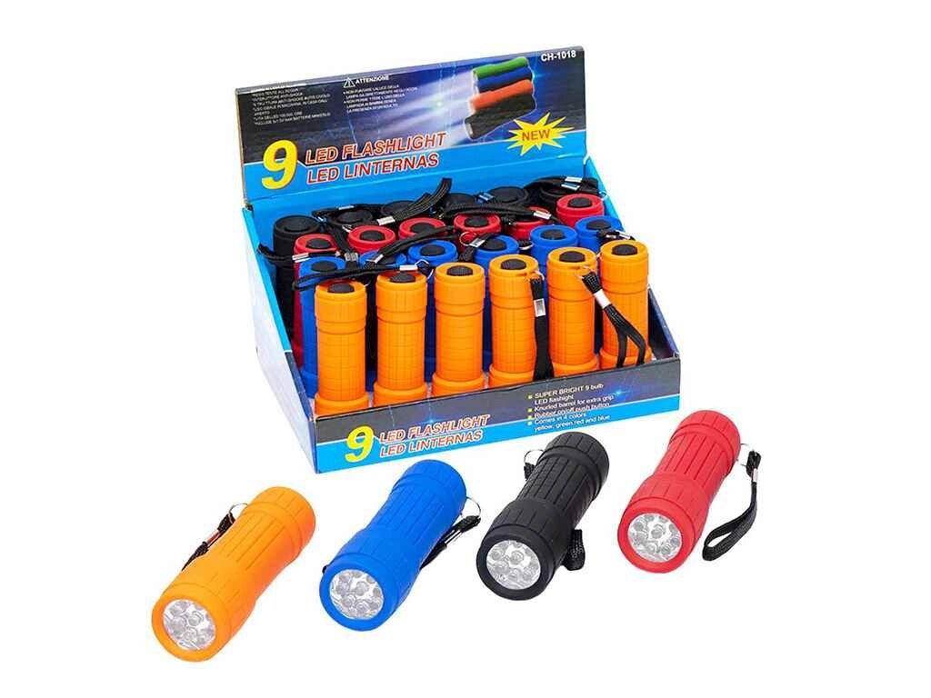 Ліхтар батарейка №CH-1018 ручний 9LED FLASHLIGHT 3R03 ТМ OPV від компанії Фортеця - фото 1