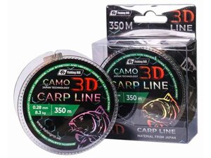 Лиска 3D camo green 0,28 мм 8,3 кг 350 м 721-035-028 тм fishing ROI