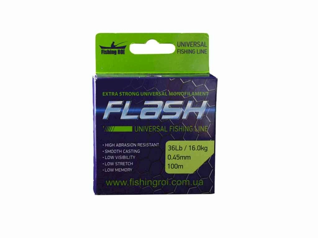 Лiска d=0,24 ( 100м ) 6.0kg FLASH Universal Line 47-00-024 ТМ FISHING ROI від компанії Фортеця - фото 1