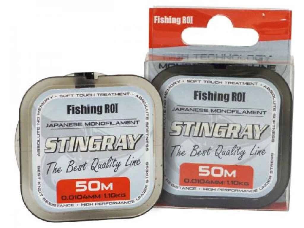 Лиска Stingray 50м 0,074мм 0,84кг 152-9-074 ТМ FISHING ROI від компанії Фортеця - фото 1