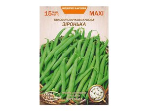 Максі квасоля кущова зіронька 15г (10 пачок) (рс) тм насіння україни