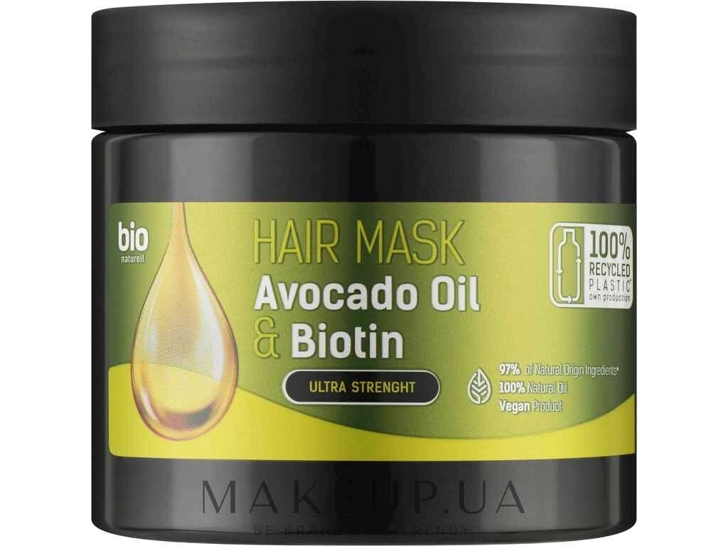 Маска для волосся 295мл Avocado Oil Biotin ТМ BION від компанії Фортеця - фото 1