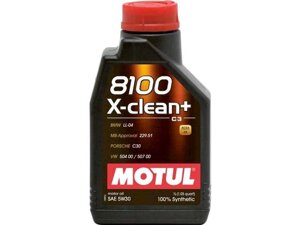 Олія моторне синтетичне 8100 X-CLEAN SAE 5W-30 1л тм MOTUL