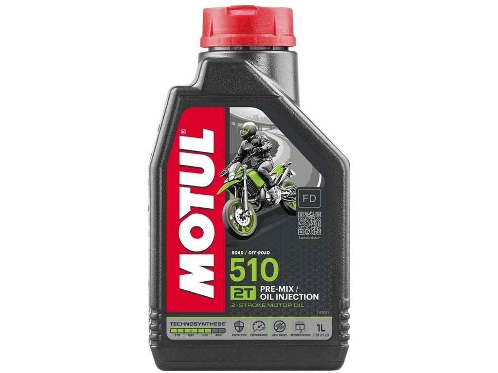 Масло напівсинтетичне 510 2T, 1л ТМ MOTUL від компанії Фортеця - фото 1