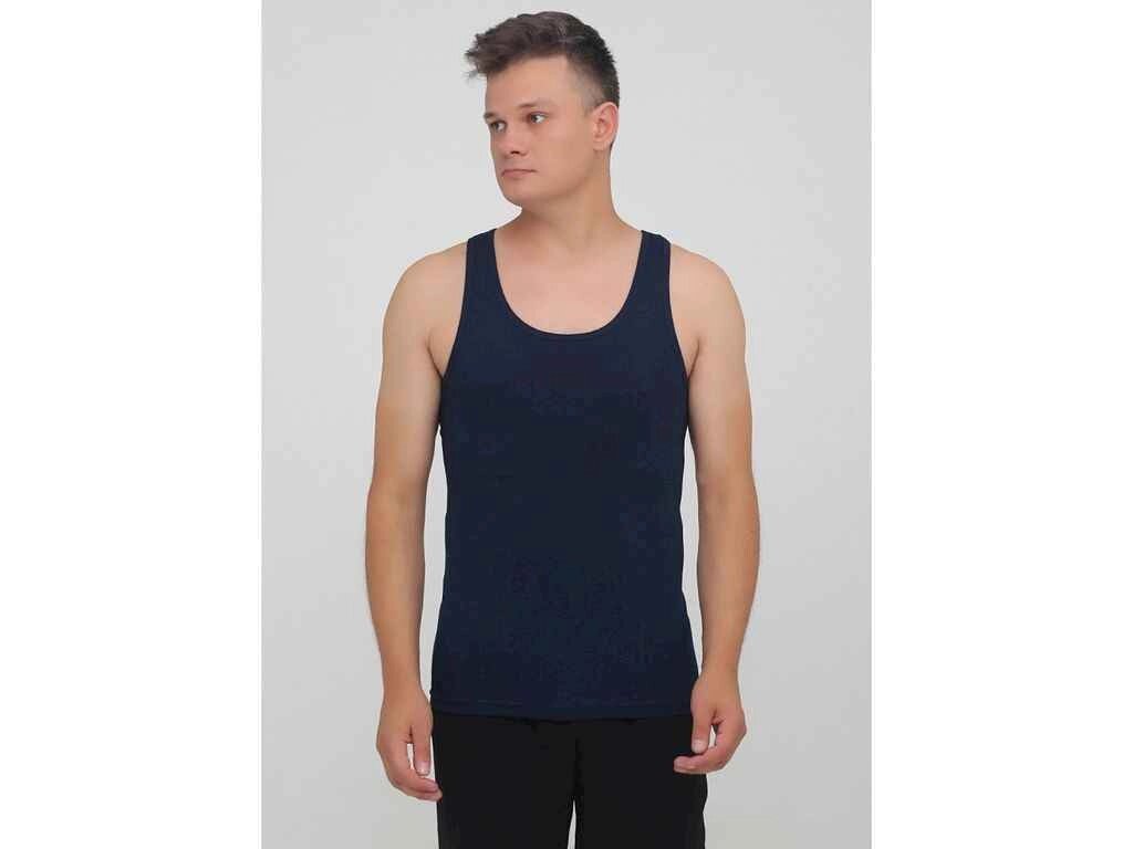 Майка чоловіча 21-1103940245 (синій) р. 5(2XL) ТМ Наталюкс від компанії Фортеця - фото 1