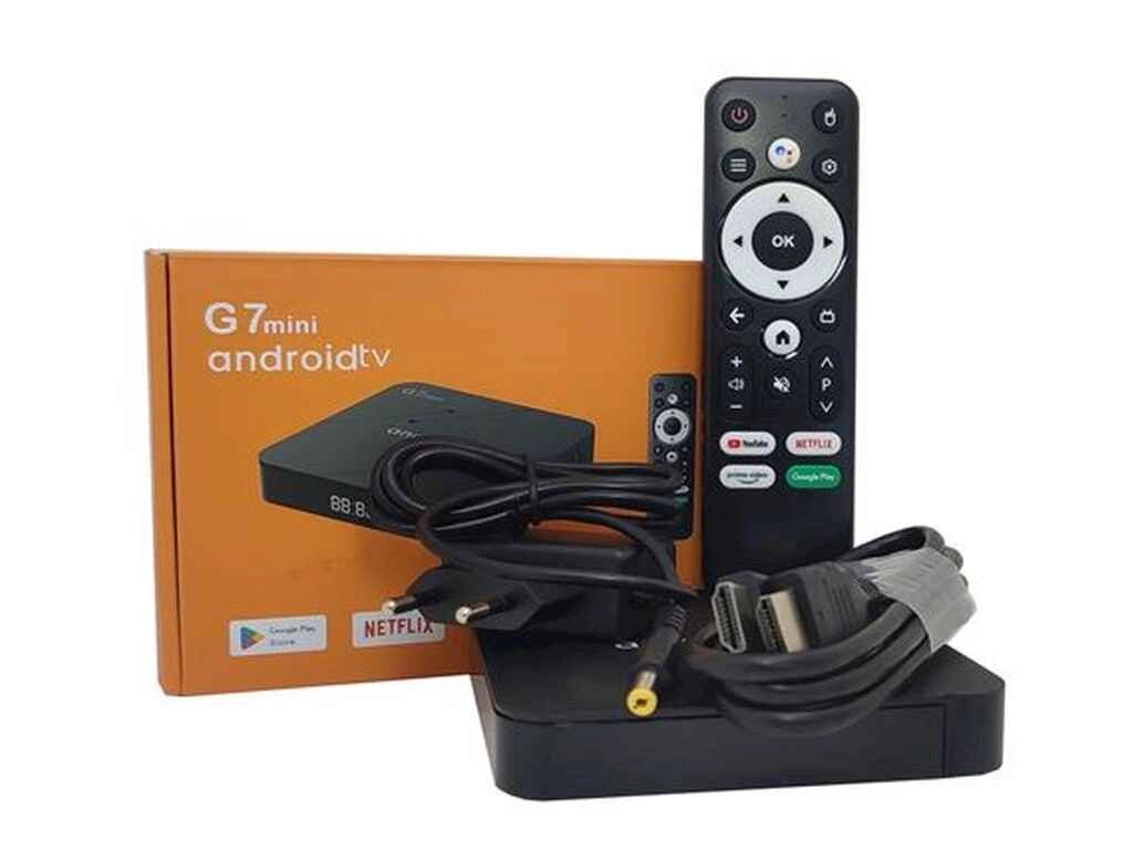 Медіаплеєр G7 mini 216 androidTV Android 11 Amlogic S905W2 ТМ TECHNOSAT від компанії Фортеця - фото 1