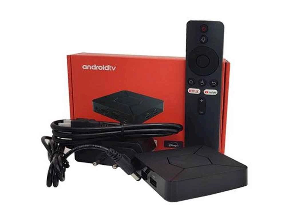 Медіаплеєр Q5 ATV Android 10.0 OS 4K Smart TV Box Allwinner H313 WIFI2.4G/5G BT 2GB 8GB ATV голосовий пульт ТМ TECHNOSAT від компанії Фортеця - фото 1