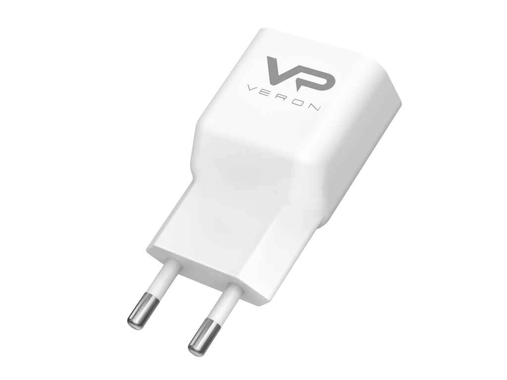 Мережевий зарядний пристрій «AD-19» QC2.0 Home USB Charger -3A 701605 ТМ Veron від компанії Фортеця - фото 1