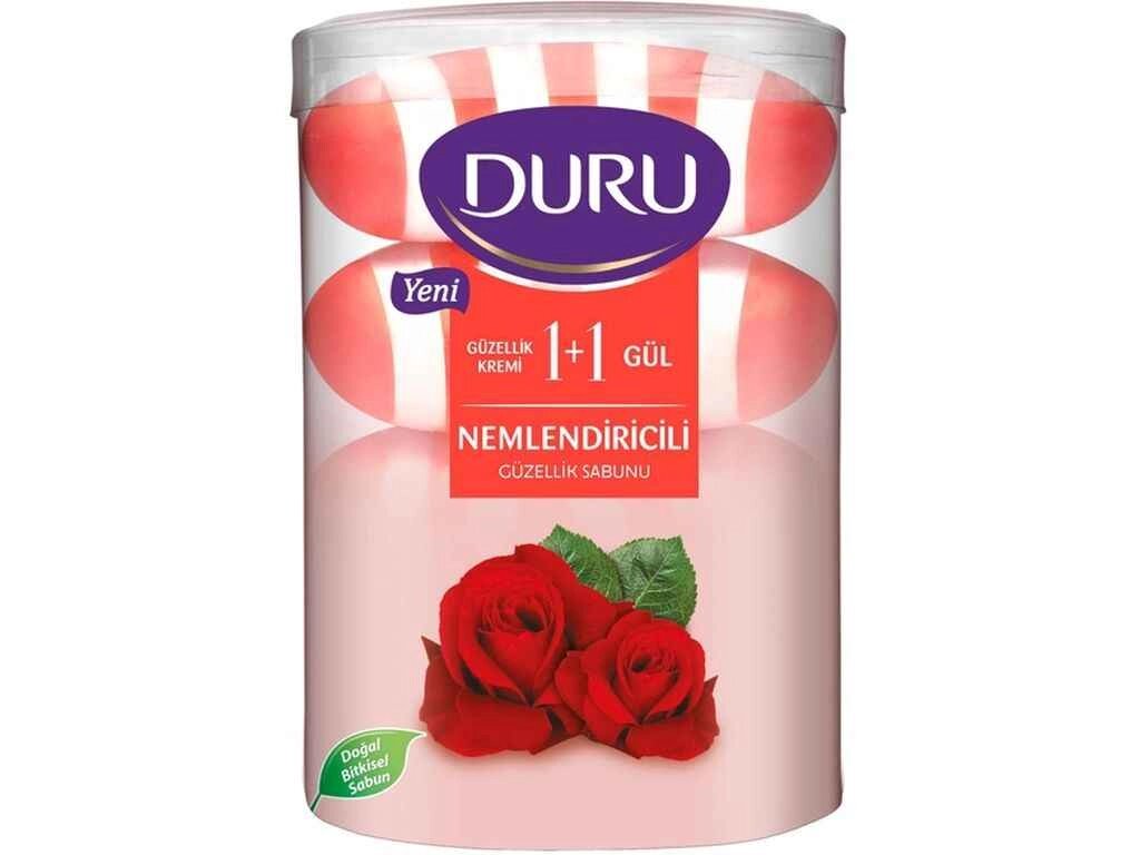 Мило 4шт 100г 11 Троянда зі зволожуючим кремом ТМ DURU від компанії Фортеця - фото 1