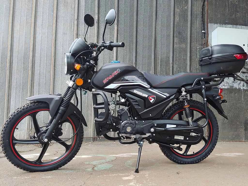 Мотоцикл SP125C-2AM (Чорний матовий) ТМ SPARK від компанії Фортеця - фото 1