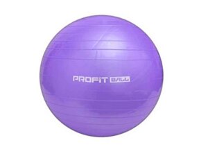 Мяч для фітнесу фітбол 55см вага 600г violet M 0275-1 тм китай
