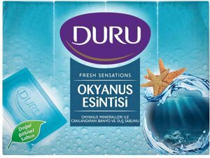 Мило Fresh Sensations екопак Океанський бриз 4 х 150 г ТМ DURU