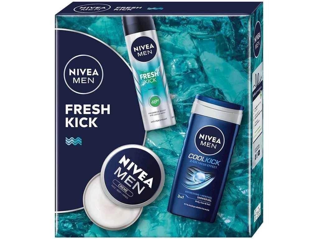 Набір подарунковий для чоловiкiв Men Fresh Kick 2024 ТМ NIVEA від компанії Фортеця - фото 1