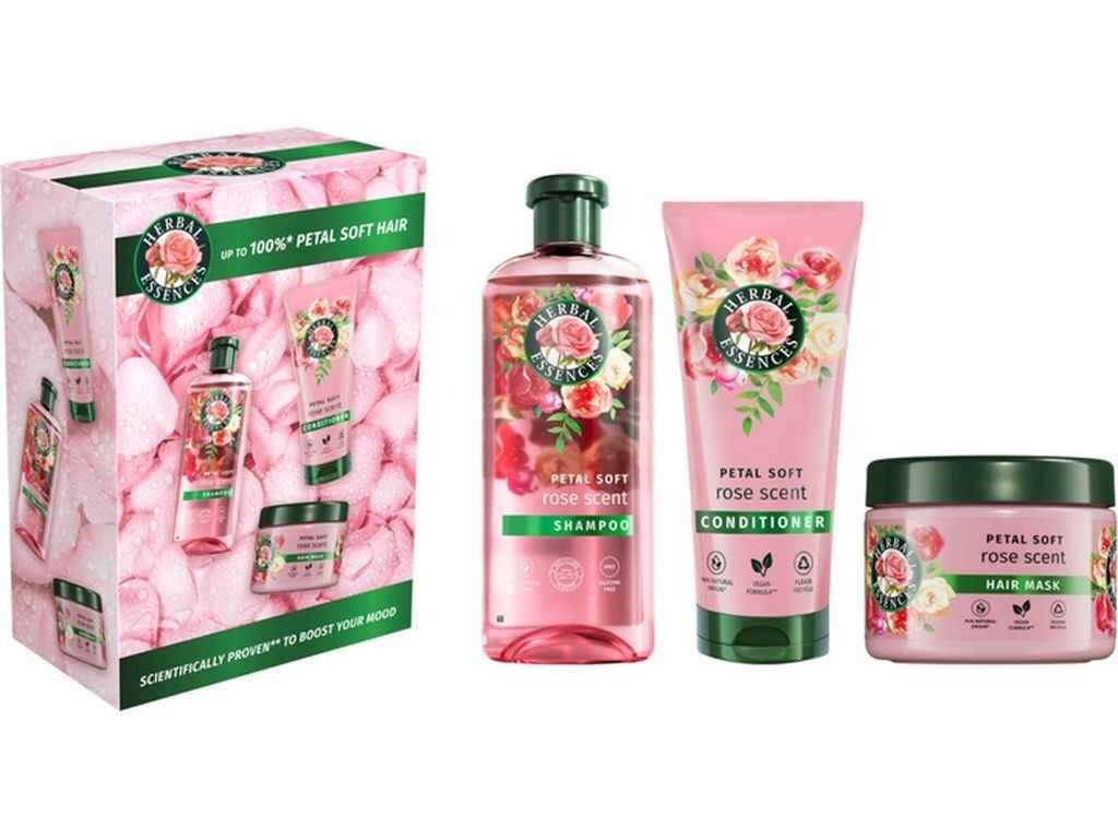 Набір подарунковий для жiнок Rose Petal Soft ТМ HERBAL ESSENCES від компанії Фортеця - фото 1