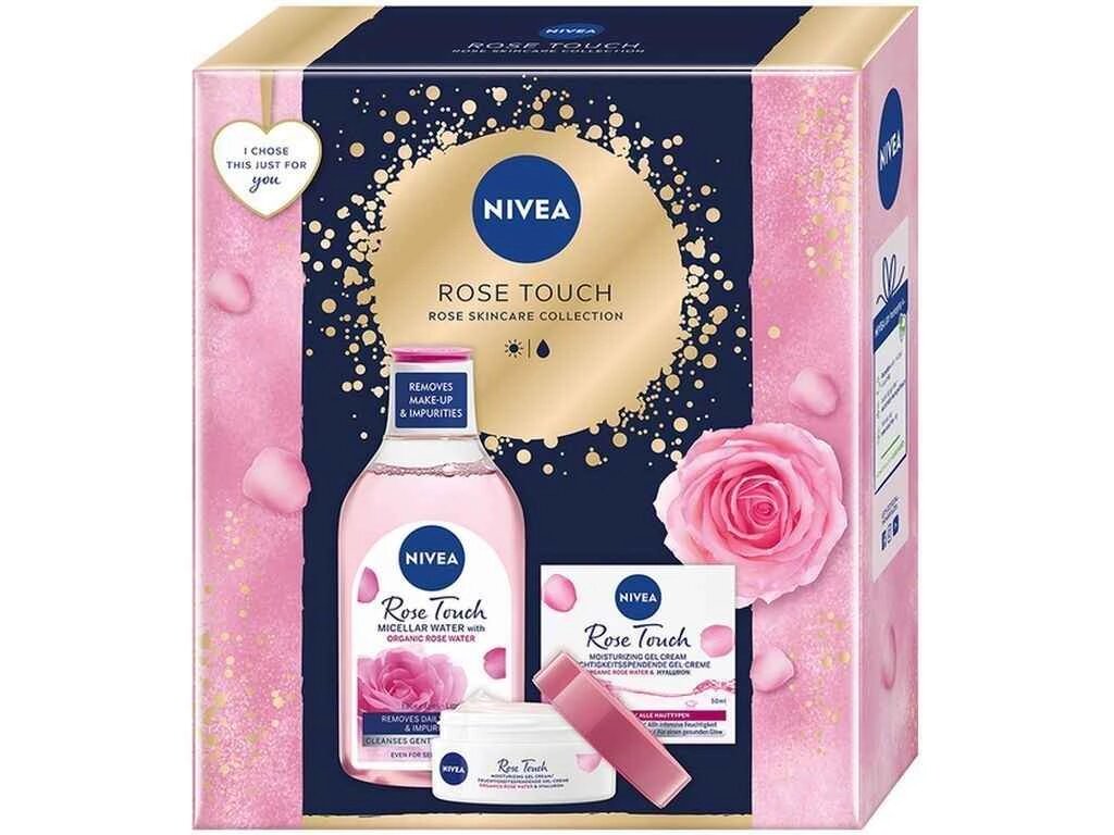 Набір подарунковий для жiнок Rose Touch 2024 ТМ NIVEA від компанії Фортеця - фото 1