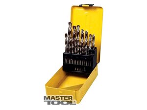 Набір свердел по мет. 19 шт. HSS (1-10 мм) білі 11-0119 тм master TOOL