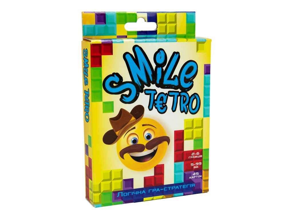 Настільна гра Smile tetro (укр) в кор-ці 9,1-11,5-2,2см 30280 ТМ STRATEG від компанії Фортеця - фото 1