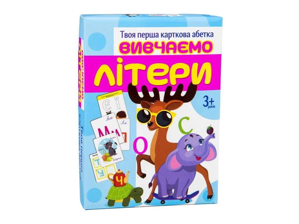 Настільна гра Вивчаємо літери навчальна (укр) 32066 ТМ STRATEG від компанії Фортеця - фото 1