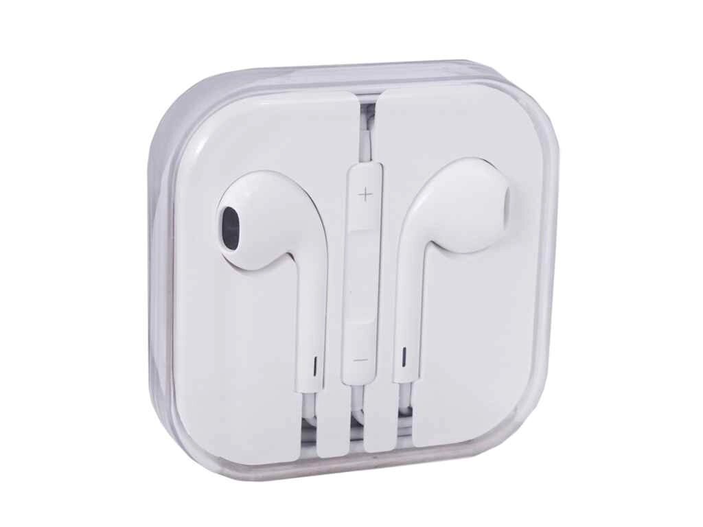 Навушники Earpods Copy (white) 702534 ТМ Apple HQ від компанії Фортеця - фото 1