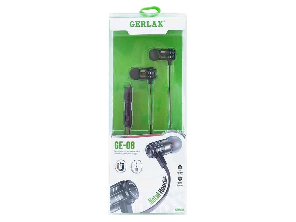 Навушники Hands Free GE-08 metall ТМ Gerlax від компанії Фортеця - фото 1