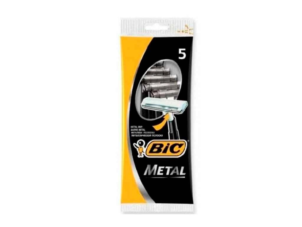 Однор. станок BIC 1 Metal для гоління (5шт. в уп.) ТМ BIC від компанії Фортеця - фото 1