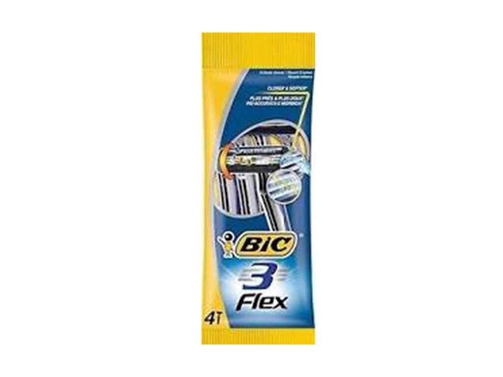 Однор. станок BIC 3 Flex для гоління (4шт. в уп.) ТМ BIC від компанії Фортеця - фото 1